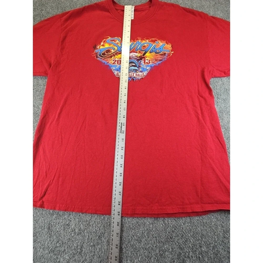 Sturgis 2013 black hills‎ rally Mens XL Red Tshirt No Stains Or Flaws 1420